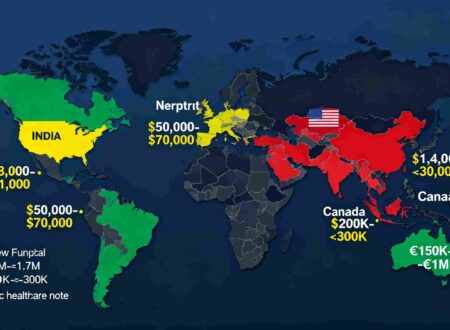 Heart prices as per countries