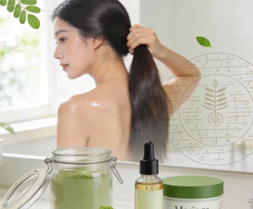 moringa powder for modern hair and skin health